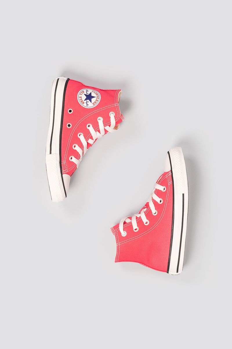 Tênis Infantil Converse All Star Cano Alto Branco Clássico na