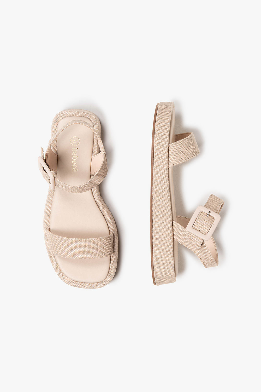 Sandália feminina flatform sales bebecê