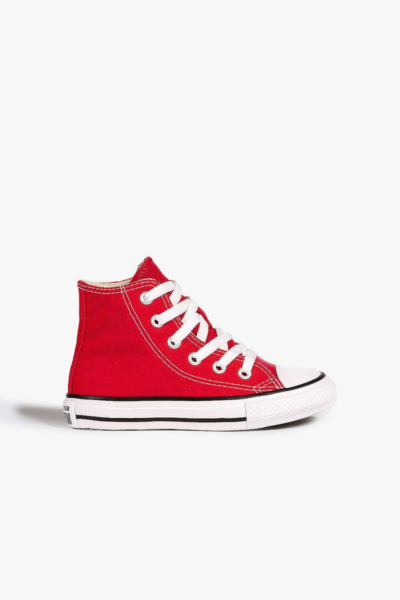 Kids high top store red converse