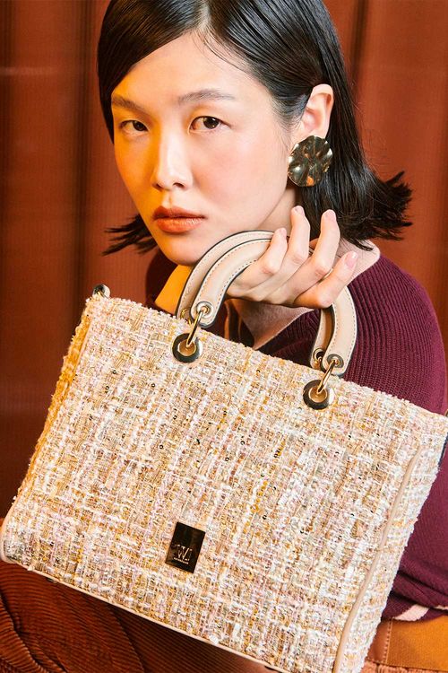 Bolsa Média Feminina Wj Tweed