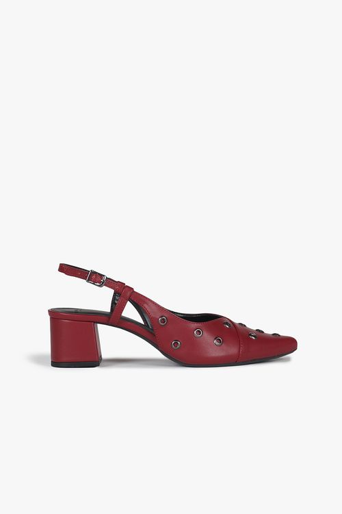 Sapato Feminino Slingback Salto Médio Mundial Julyane