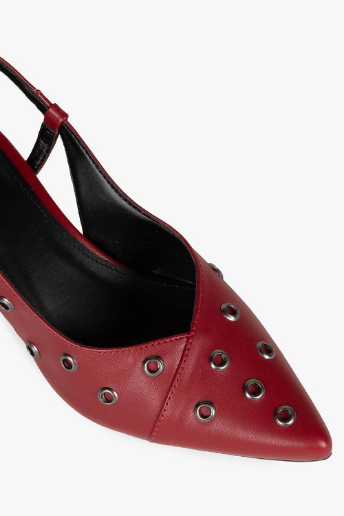 Sapato Feminino Slingback Salto Médio Mundial Julyane