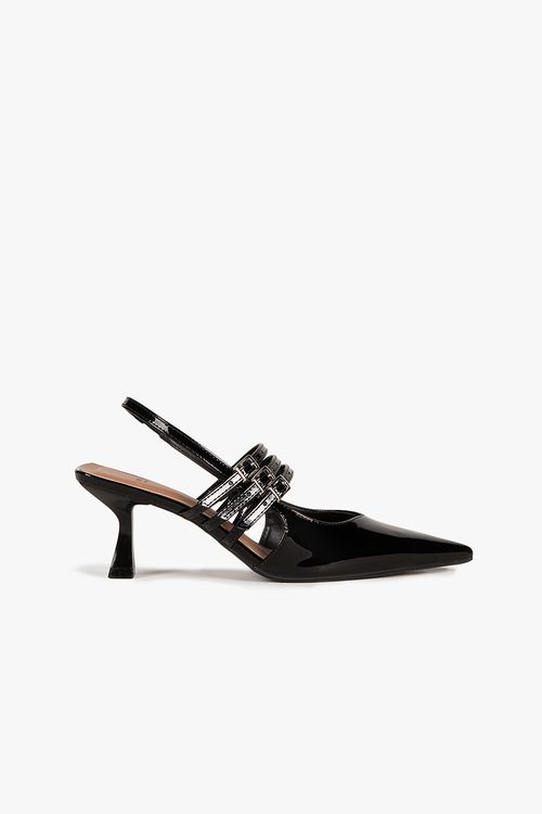 Scarpin Feminino Slingback De Boneca Mundial Poliane