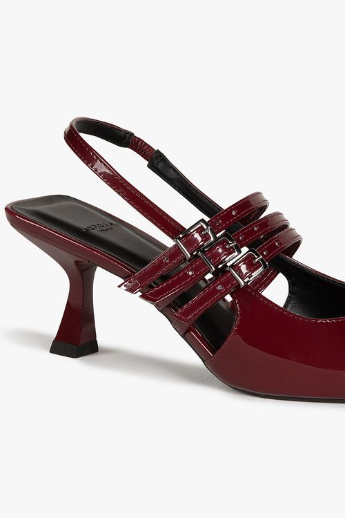 Scarpin Feminino Slingback De Boneca Mundial Poliane