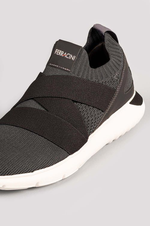 Sneaker Masculino Ferracini Slip On Knit Elektra Colors