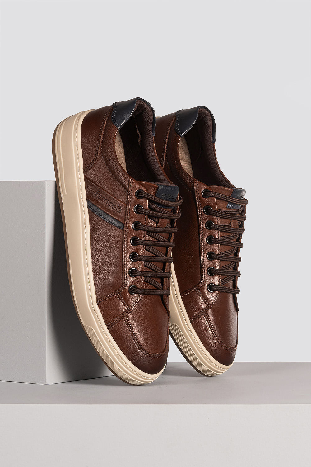 Sapatênis Masculino Ferricelli Rover - WHISKY