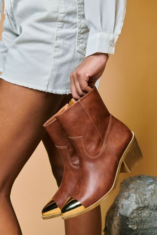 Bota Texana Feminina Cano Removível Mundial Frigia