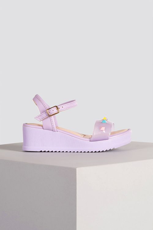 Sandália Infantil Anabela Pink Cats Dakota Torvy