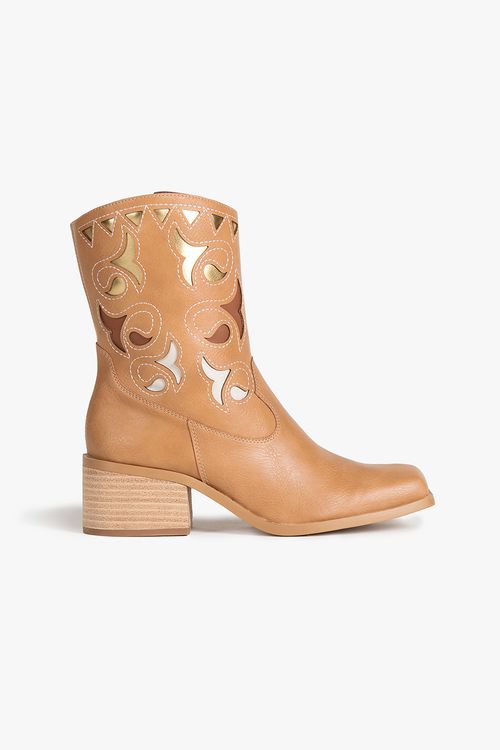 Bota Feminina Cano Médio Mundial Annie
