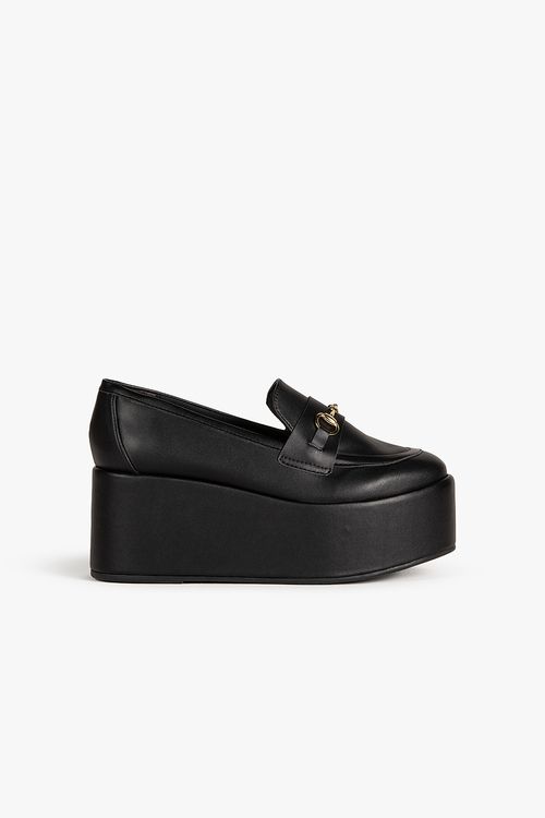 Mocassim Feminino Plataforma Loafer Mundial Kethlen