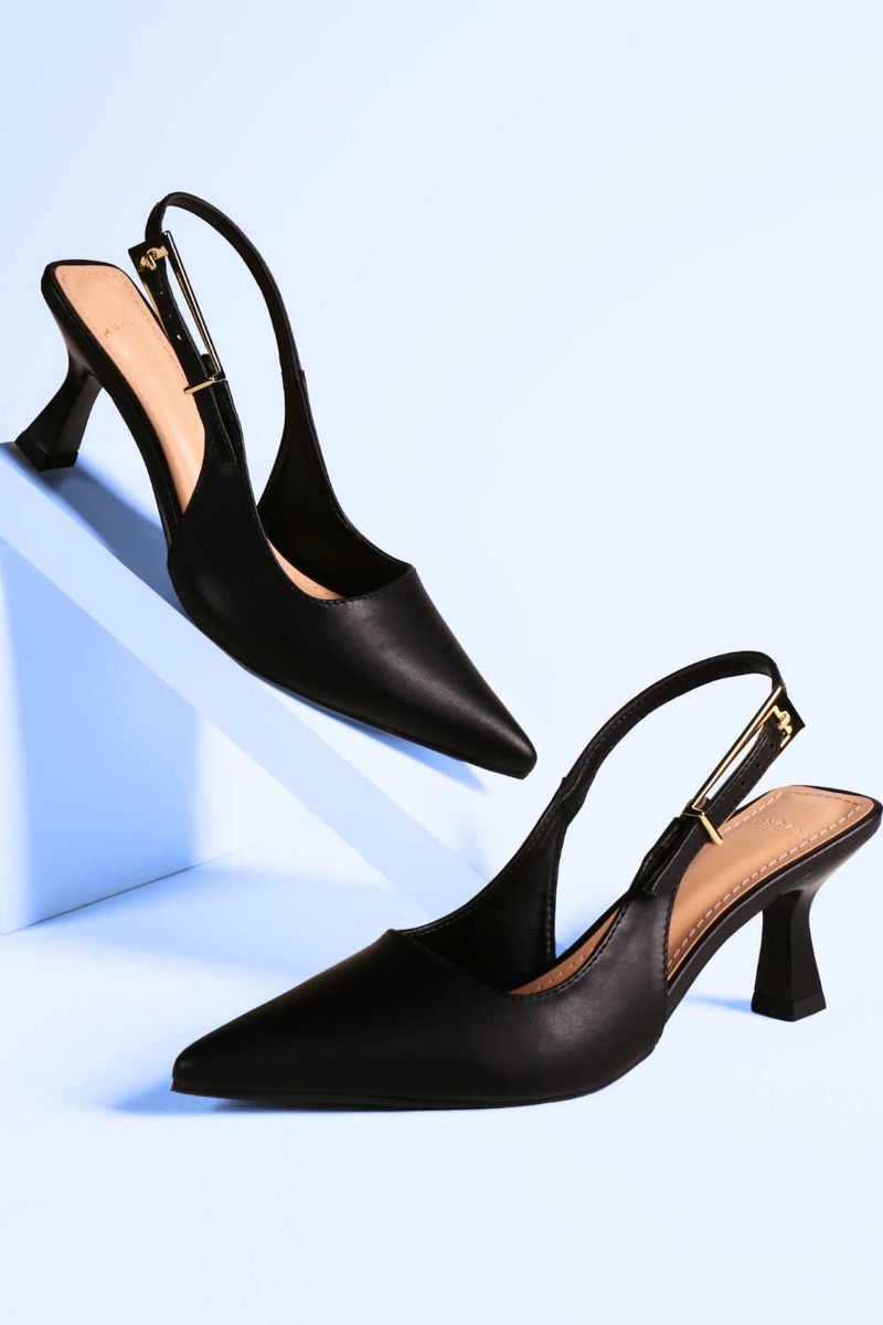 Sapato Feminino Slingback Salto Alto Mundial Joane Sapato Feminino Slingback Salto Alto Mundial Joane