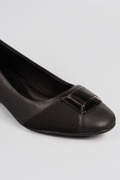 Scarpin Feminino Salto Médio Comfortflex Saxon