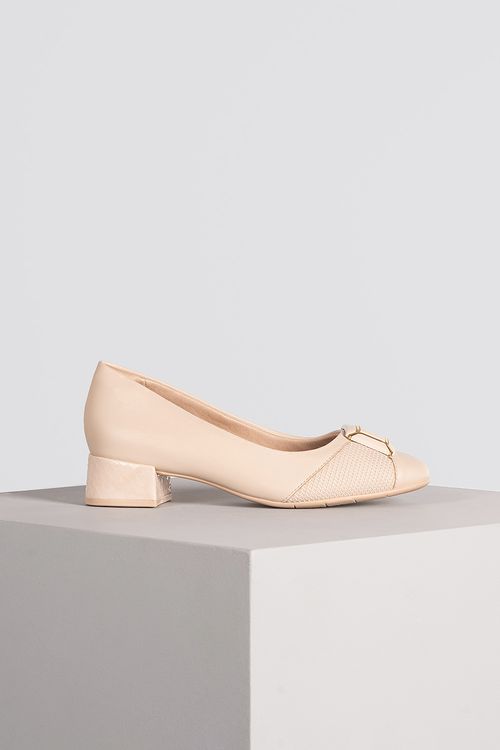 Scarpin Feminino Salto Médio Comfortflex Saxon