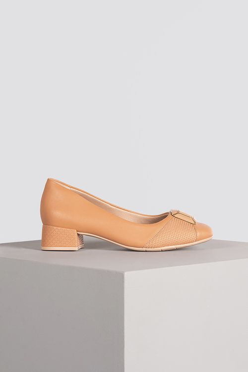 Scarpin Feminino Salto Médio Comfortflex Saxon