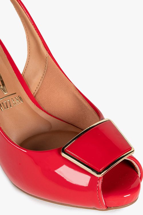 Sapato Feminino Slingback Peep Toe Vizzano Walentine