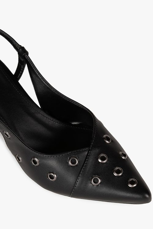 Sapato Feminino Slingback Salto Médio Mundial Julyane