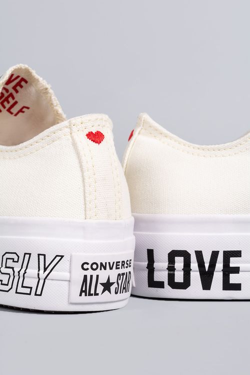 Tênis Converse All Star Lani Off White
