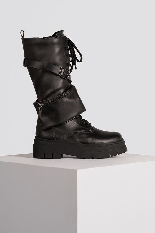 Bota Feminina Coturno Mundial Pory