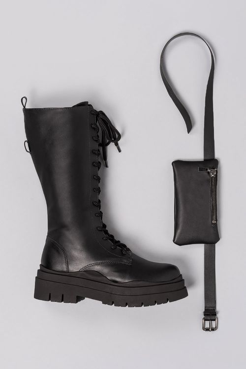 Bota Feminina Coturno Mundial Pory