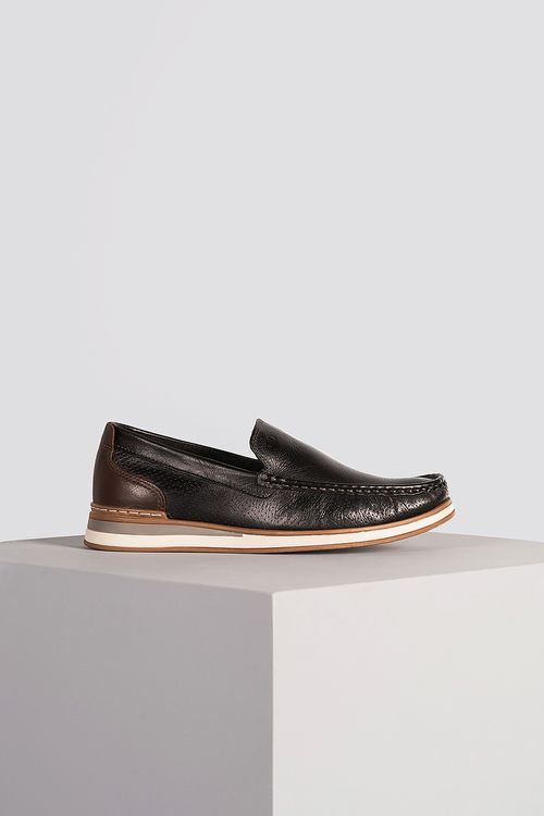 Sapato Masculino Mocassim Denim Flow Democrata