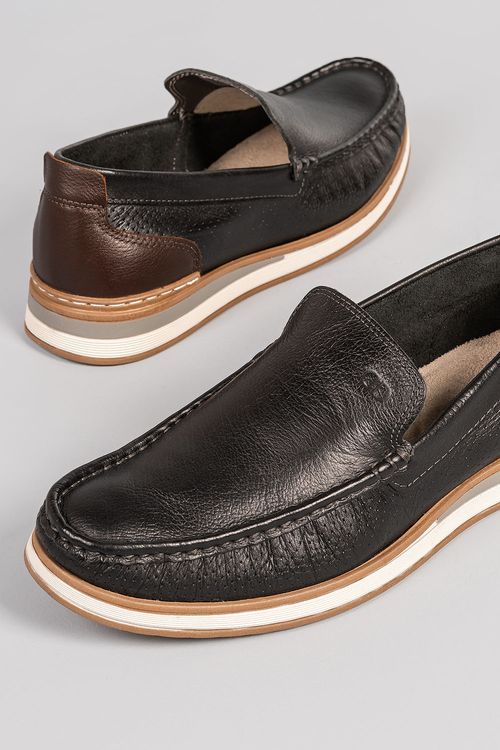 Sapato Masculino Mocassim Denim Flow Democrata