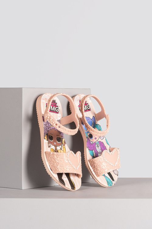 Sandália Infantil LOL OMG com Boombox Grendene