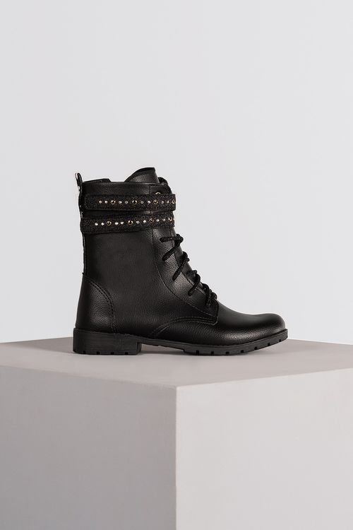 Bota Coturno Infantil Cano Curto Pampili Ivy