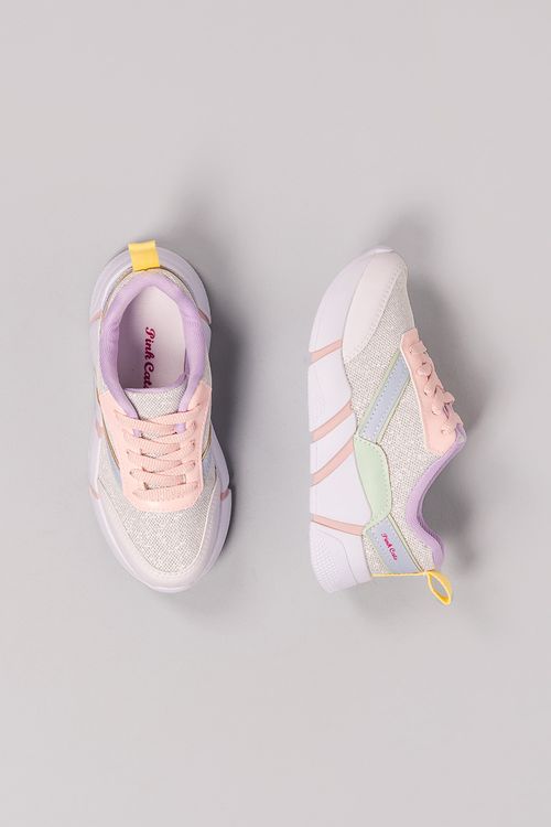 Tênis Infantil Sneaker Genkay Dakota Pink Cats