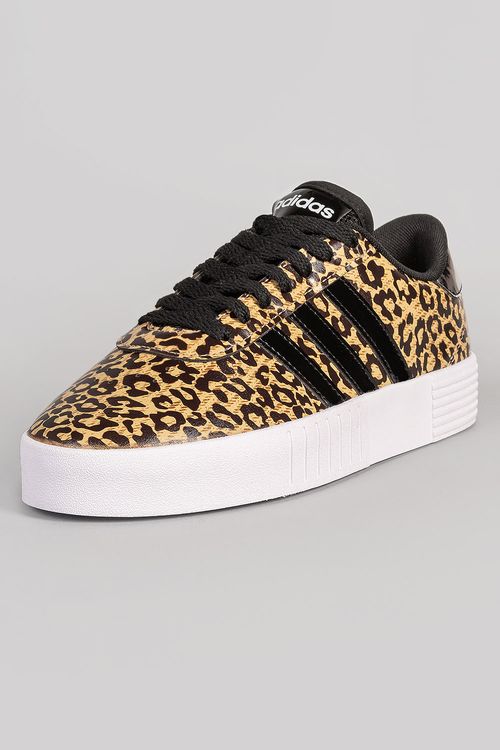 Tênis Feminino Adidas Court Bold Leopard
