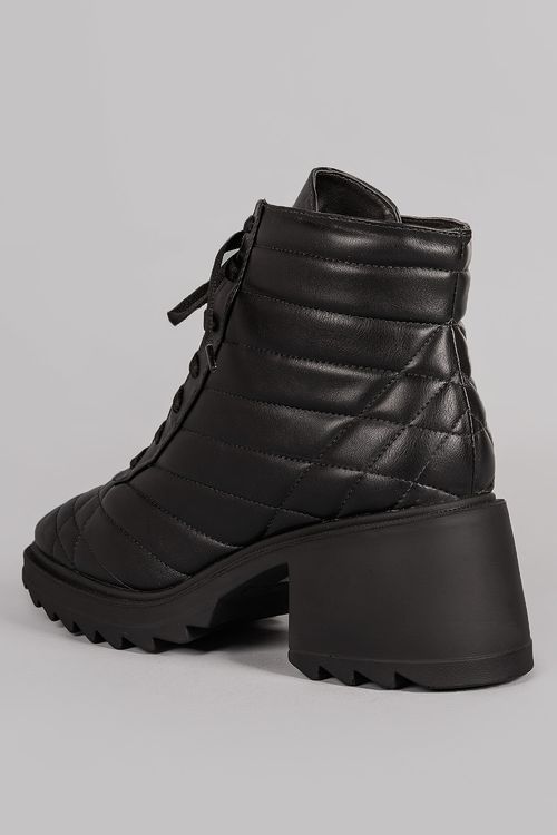 Bota Feminina Coturno Glosy Mundial