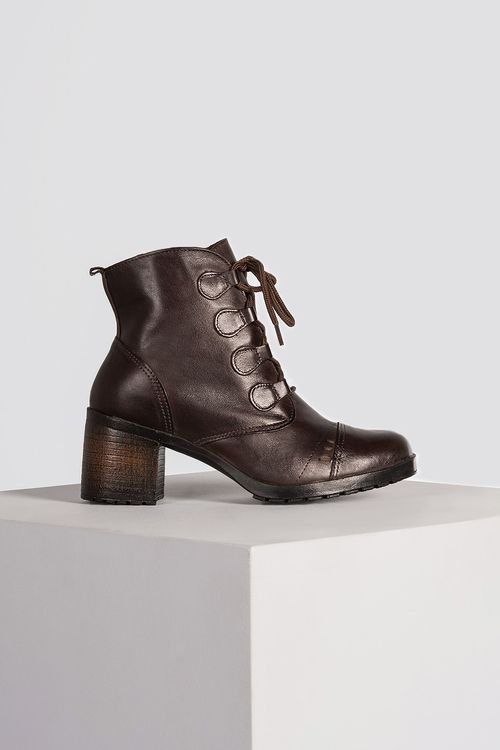 Bota Feminina Coturno Cynze Mundial