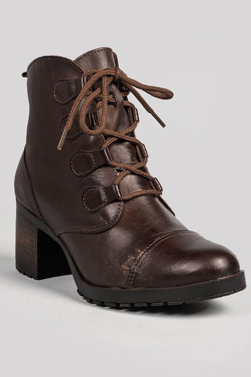 Bota Feminina Coturno Cynze Mundial