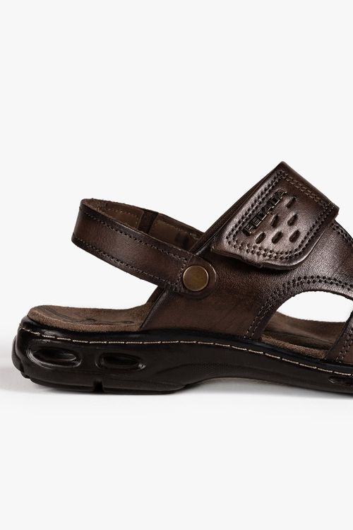 Sandália Masculina Papete Pegada Cravo