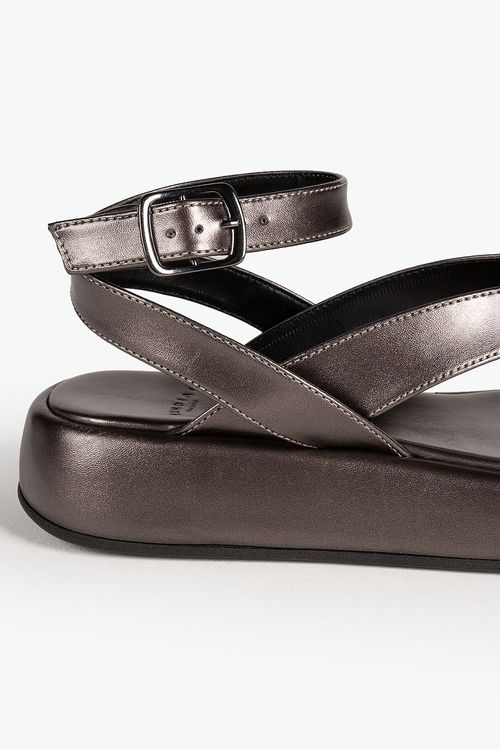 Sandália Feminina Flatform Mundial Rozane