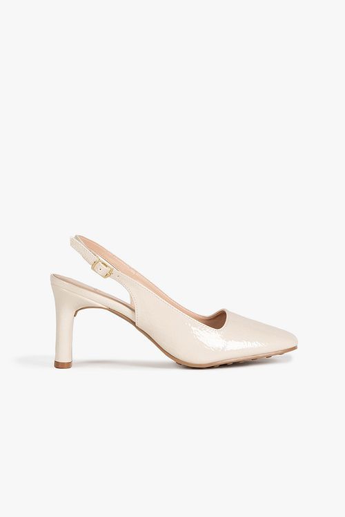 Sapato Feminino Slingback Salto Alto Mundial Walkiria