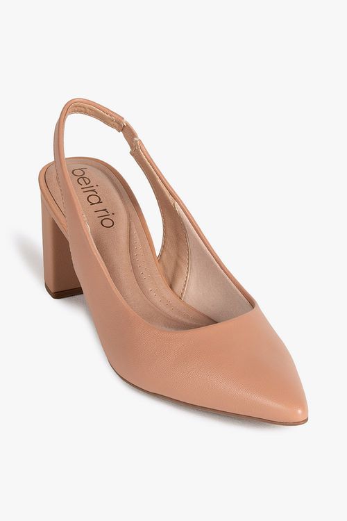 Sapato Feminino Slingback Salto Alto Beira Rio Marya
