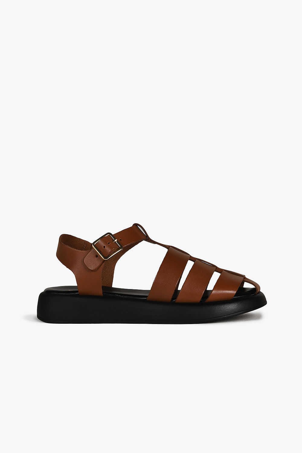 Sandália Feminina Flatform Bottero Sonar - CARAMELO