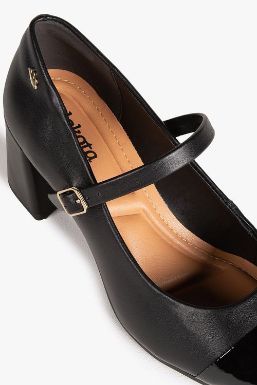 Sapato Feminino De Boneca Salto Alto Dakota Eleanora