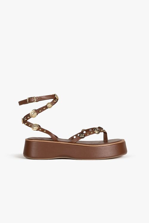 Sandália Feminina Flatform Mundial Danniela