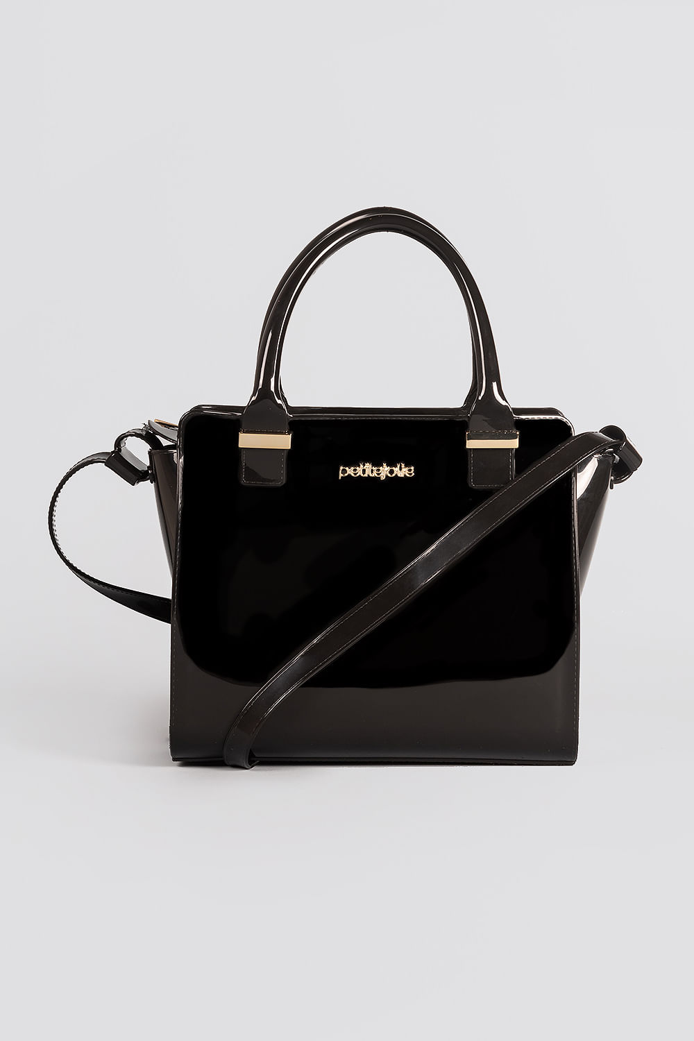 Bolsa Média Feminina Petite Jolie Love II - PRETO