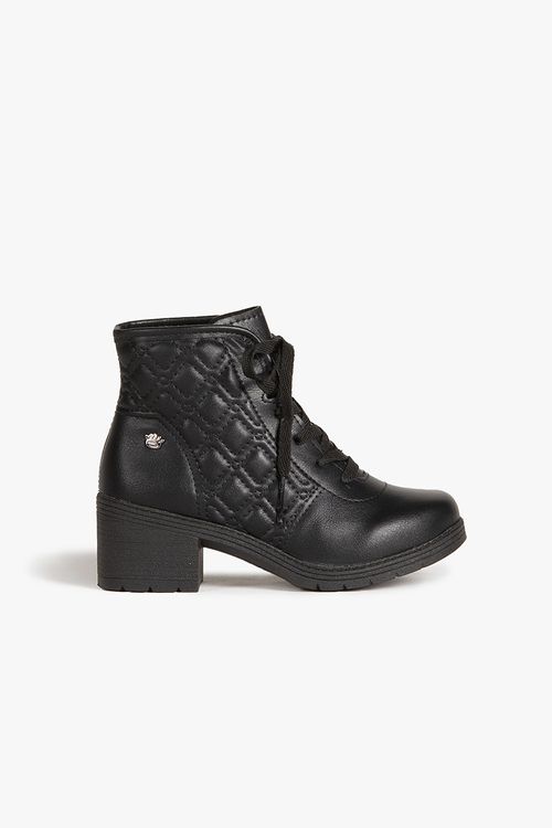 Bota Coturno Infantil Cano Curto Pink Cats Walita