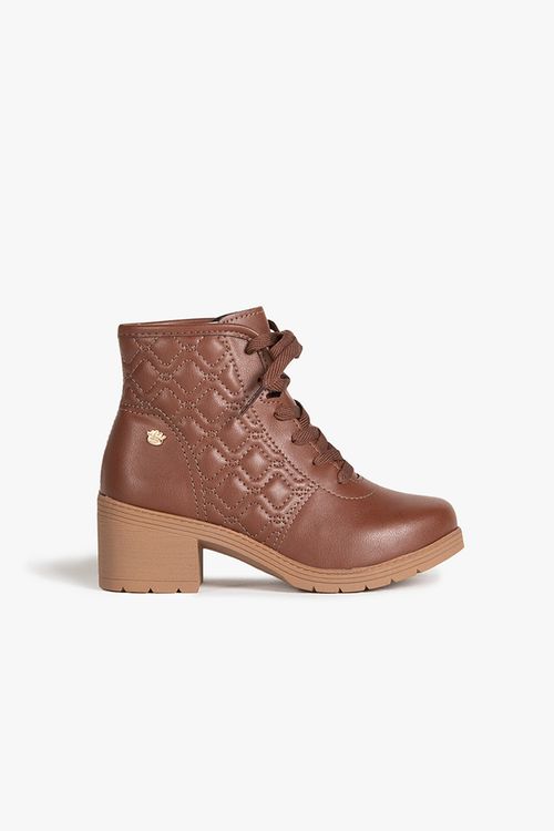 Bota Coturno Infantil Cano Curto Pink Cats Walita