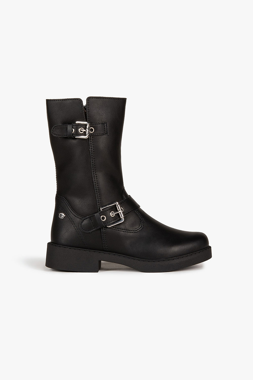Bota Infantil Cano Médio Pink Cats Gloo - PRETO