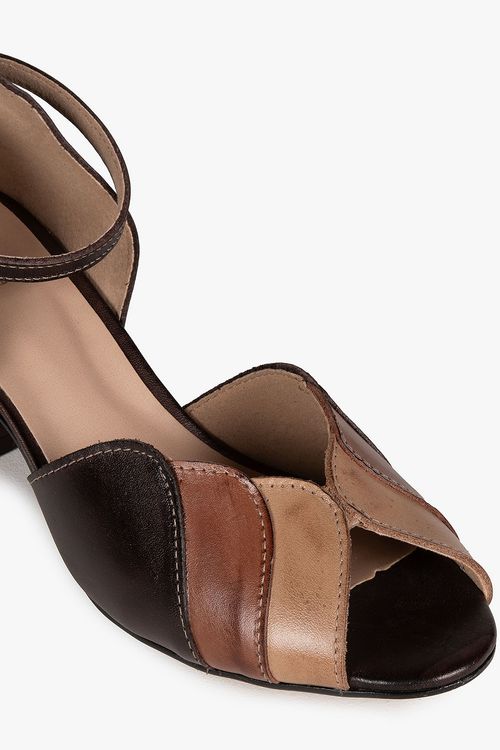 Sandália Feminina Peep Toe Mundial Brunieri