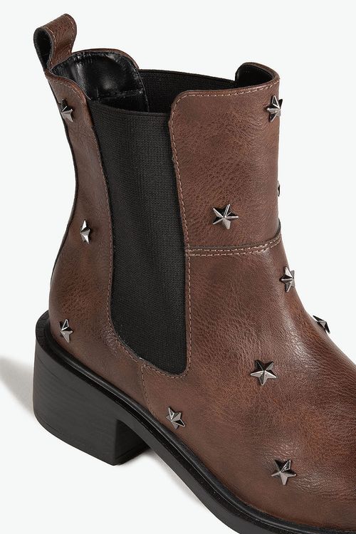 Bota Feminina Chelsea Boot Cano Médio Mundial Shine