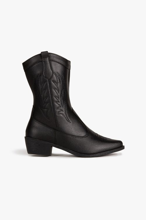 Bota Infantil Texana Cano Média Sinal Positivo Ashley