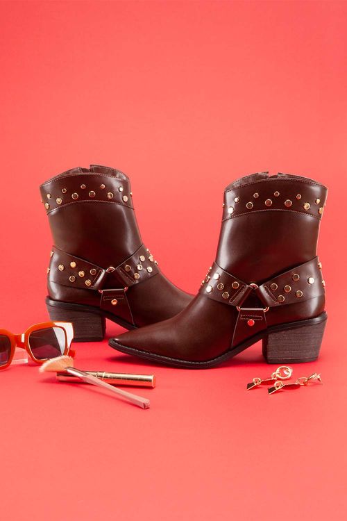 Bota Feminina Cano Médio Mundial Belle