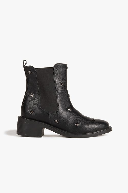 Bota Feminina Chelsea Boot Cano Médio Mundial Shine