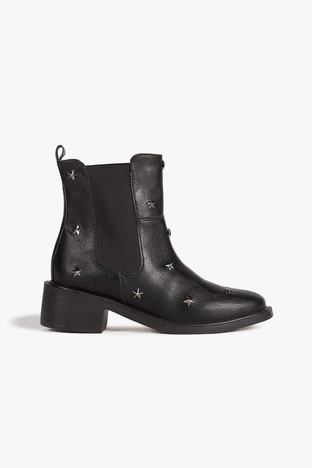Bota Feminina Chelsea Boot Cano Médio Mundial Shine - PRETO