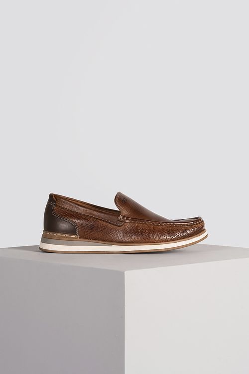Sapato Masculino Mocassim Denim Flow Democrata